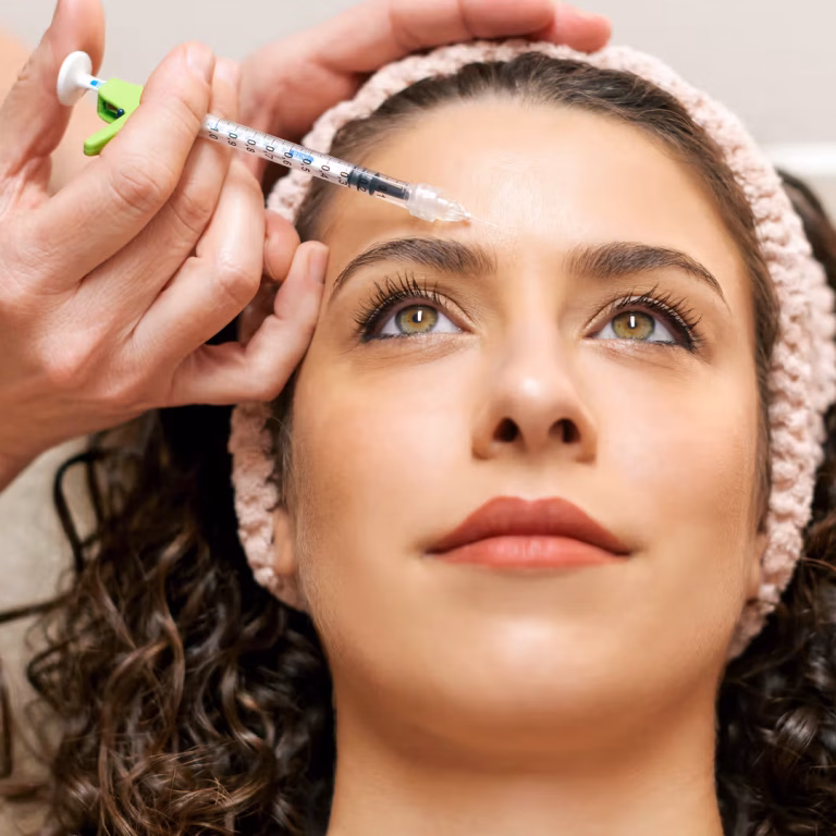 woman getting botox injections in Chillicothe, Ohio